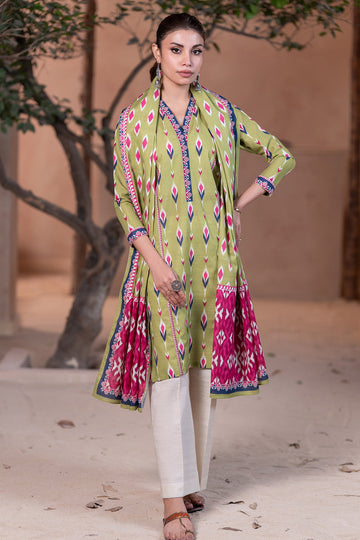 Zellbury Shirt Dupatta - 0553 Online Shopping